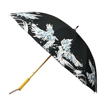 八咫烏様 Amazon | 北斎グラフィック 傘 レディース 100cm［和柄